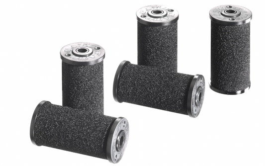 Herlitz – 10956282 Preisauszeichnungsrolle schwarz, für PAZ 2-zeilig, 5er Set