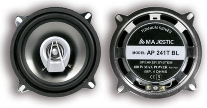 Majestic – AP 241T, 130 mm Autolautsprecher, 180W, 2-Wege, Paar – Klangpower