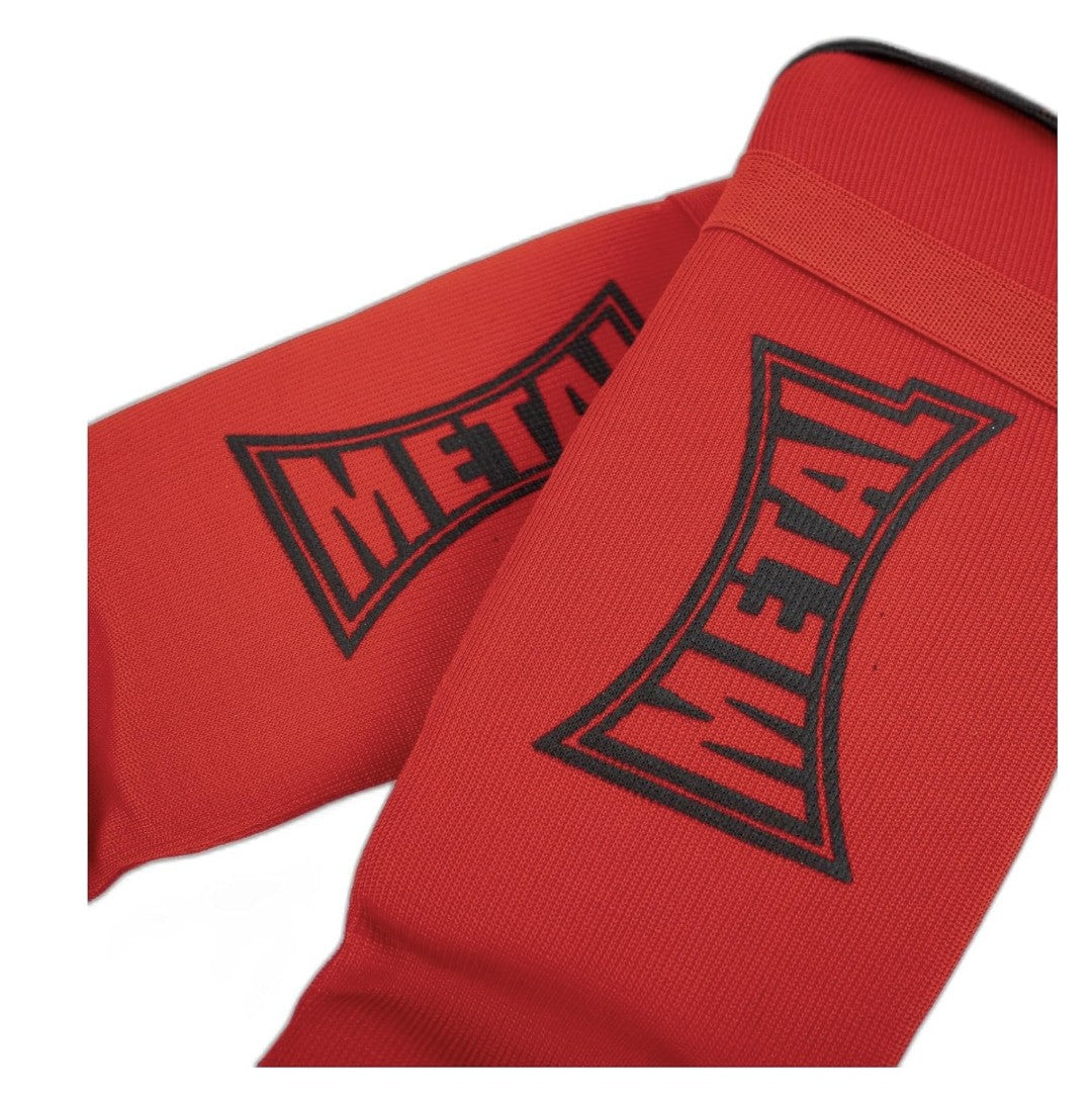 METAL BOXE Schienbein- & Spannschutz – Rot – Größe S – Für Kampfsport & Training