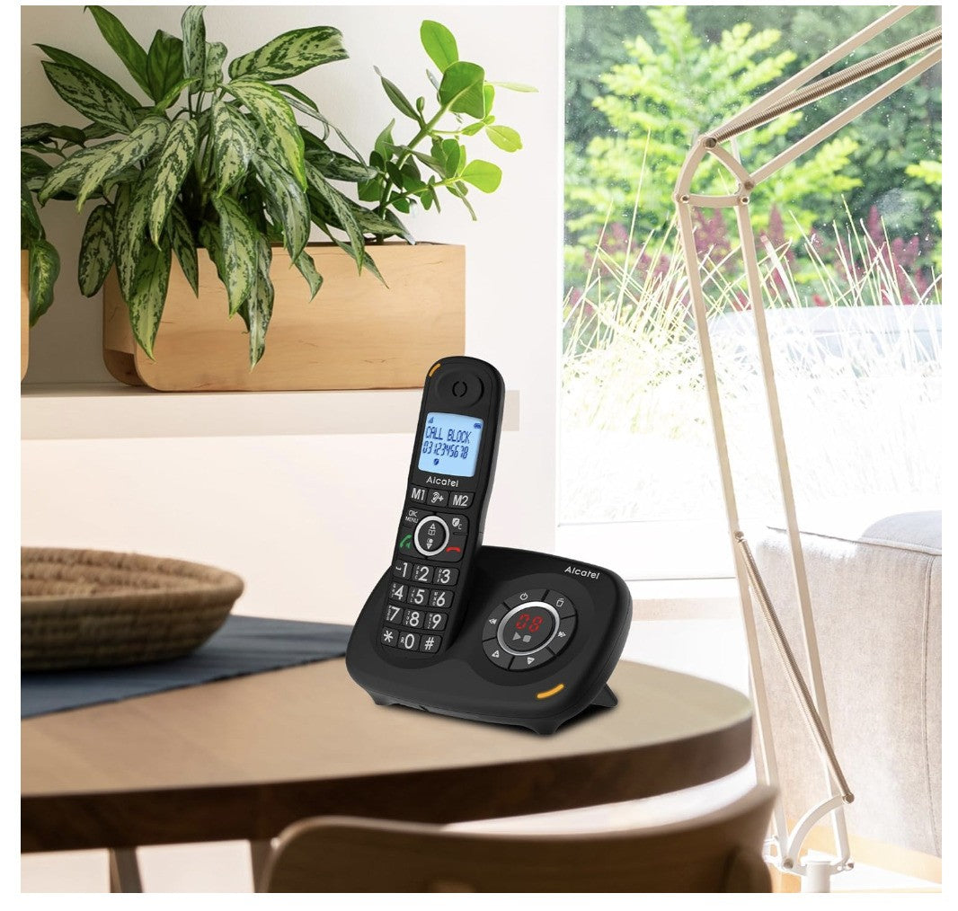 Alcatel – XL595 B Voice, Großtasten-Telefon, Anrufblocker, Seniorentelefon
