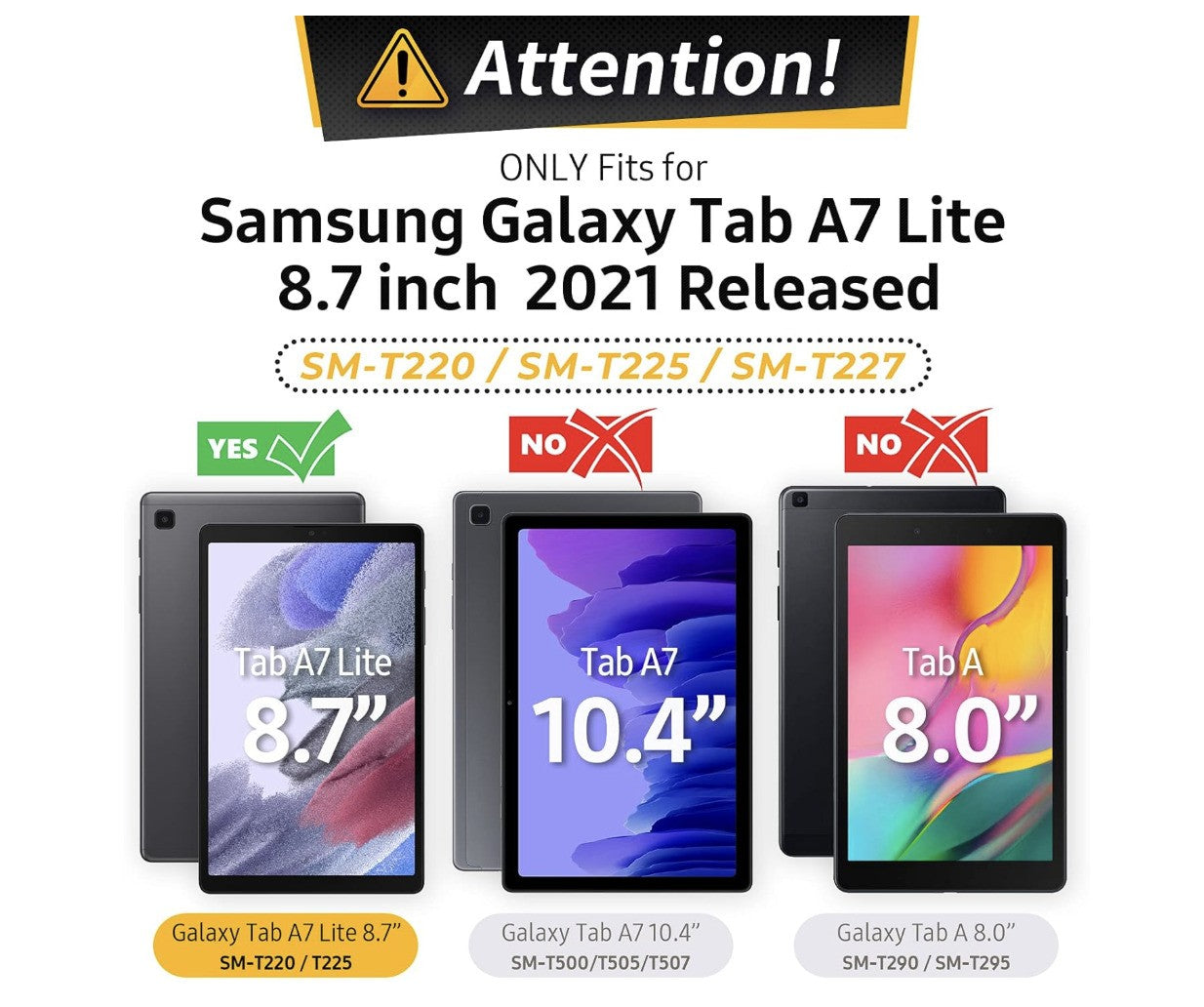 Timecity – Galaxy Tab A7 Lite T220 T225 Hülle Stoßfest drehbar Kinderschutz