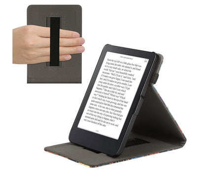 kwmobile – Kobo Clara 2E Hülle Klappetui Magnet Cover Case eReader Multicolour