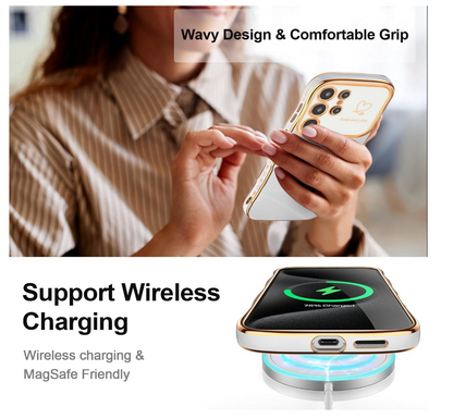 Keteen – Galaxy S25 Ultra Hülle, süßes Silikon Case weiß, stoßfest & Kratzschutz