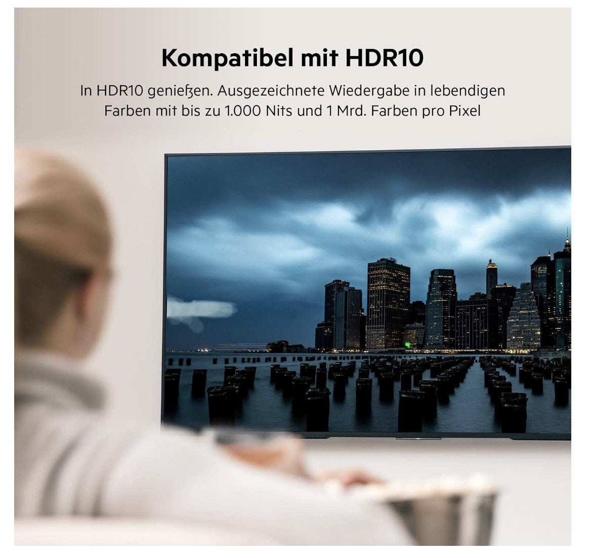 Belkin– AVC011 HDMI auf DisplayPort Adapter 4K 60Hz HDR10 HDCP2.2 unidirektional