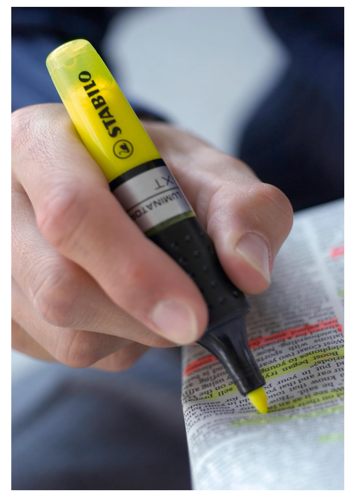 STABILO – LUMINATOR Textmarker Set, 5er Pack, royalblau, langlebig & nachfüllbar