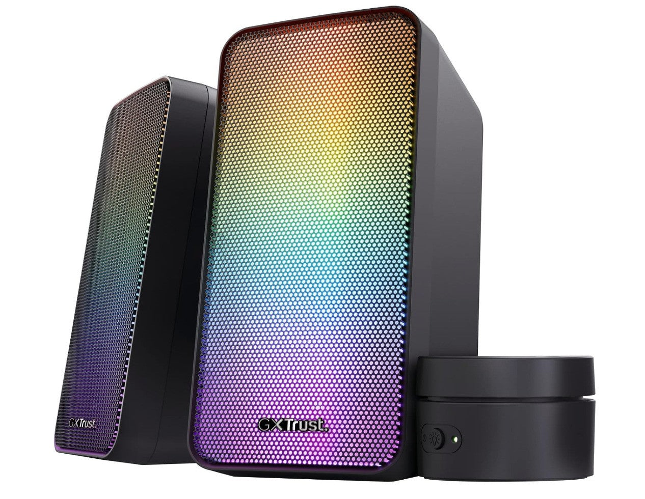 Trust – GXT 611 Wezz, PC Lautsprecher RGB, USB, 12W, 3,5mm, Volume Control