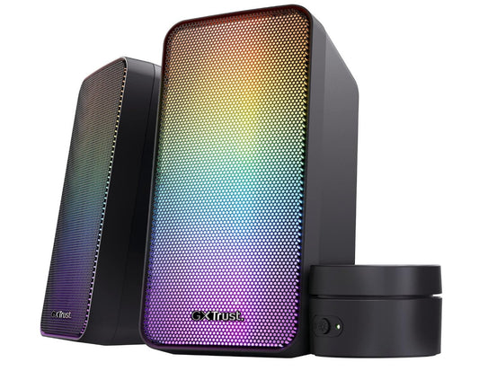 Trust – GXT 611 Wezz, PC Lautsprecher RGB, USB, 12W, 3,5mm, Volume Control