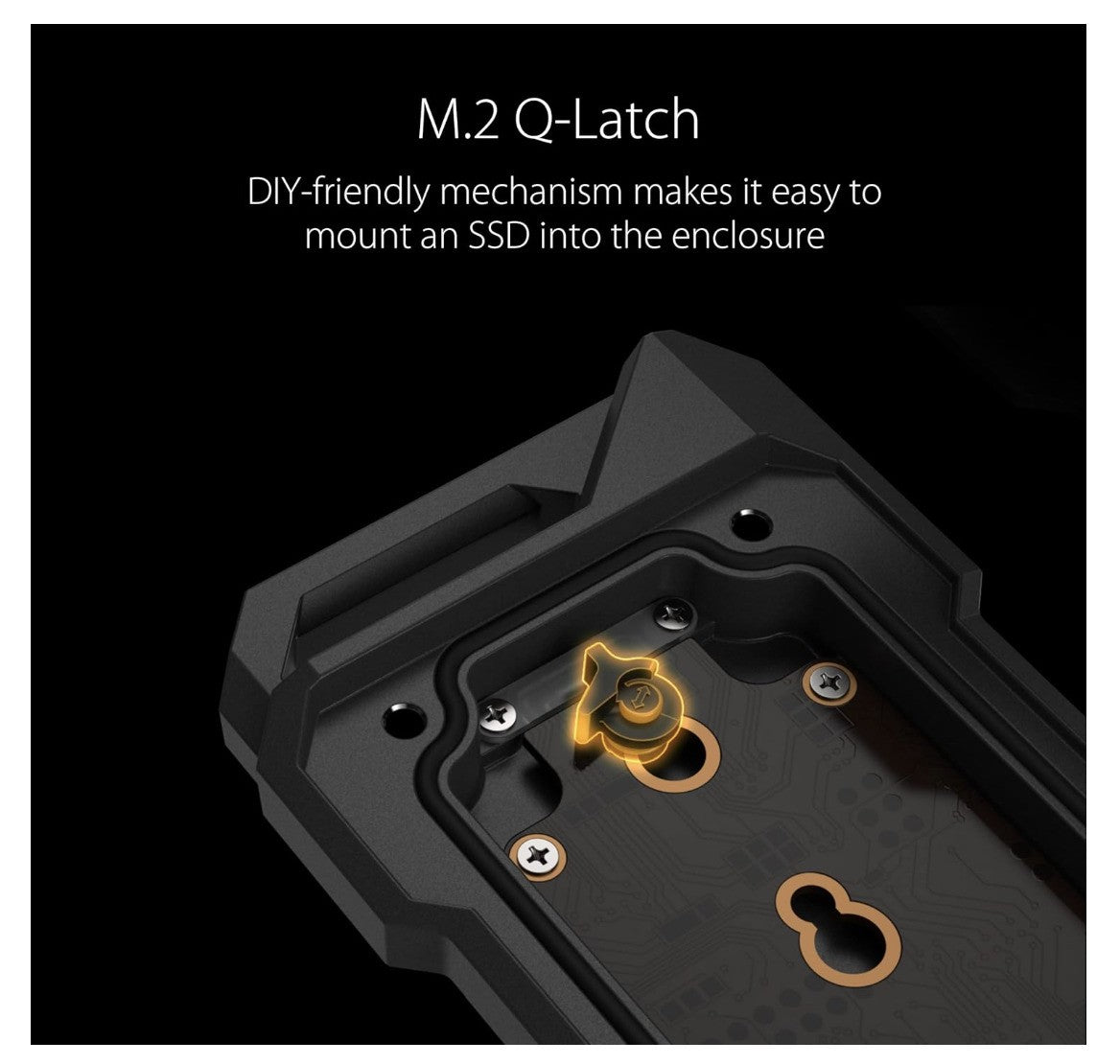 ASUS – TUF Gaming A1 SSD Gehäuse USB-C 3.2, M.2 NVMe SATA, IP68, stoßfest