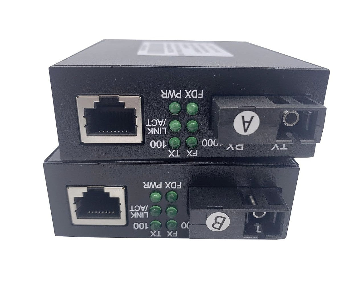 Elfcam – Gigabit Media Converter 1000M SC Monomode 20km RJ45 Ethernet