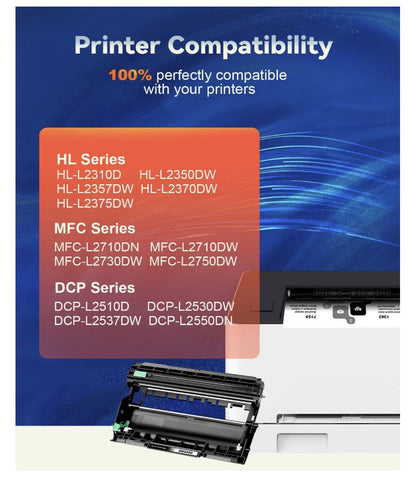 Skydo – DR-2400 Trommeleinheit, kompatibel Brother HL MFC DCP Serie, kein Toner