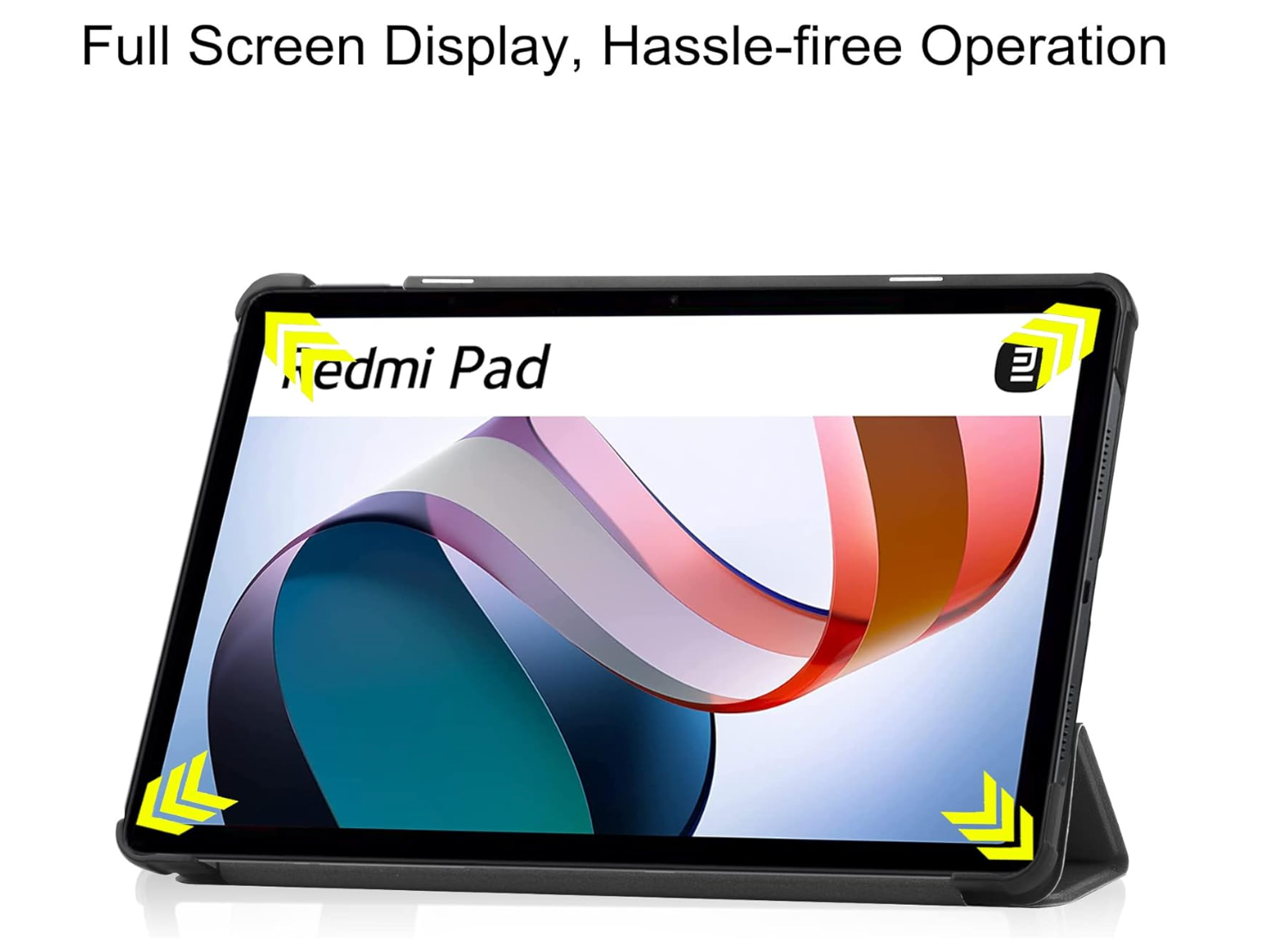 XunyLyee – Redmi Pad 10.61 Zoll Hülle Schwarz, Smart Case, Abdeckung, Stoßfest