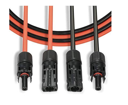 solartronics – Solarkabel 2x7m 4mm² MC4 kompatibel, Verlängerung, Rot/Schwarz