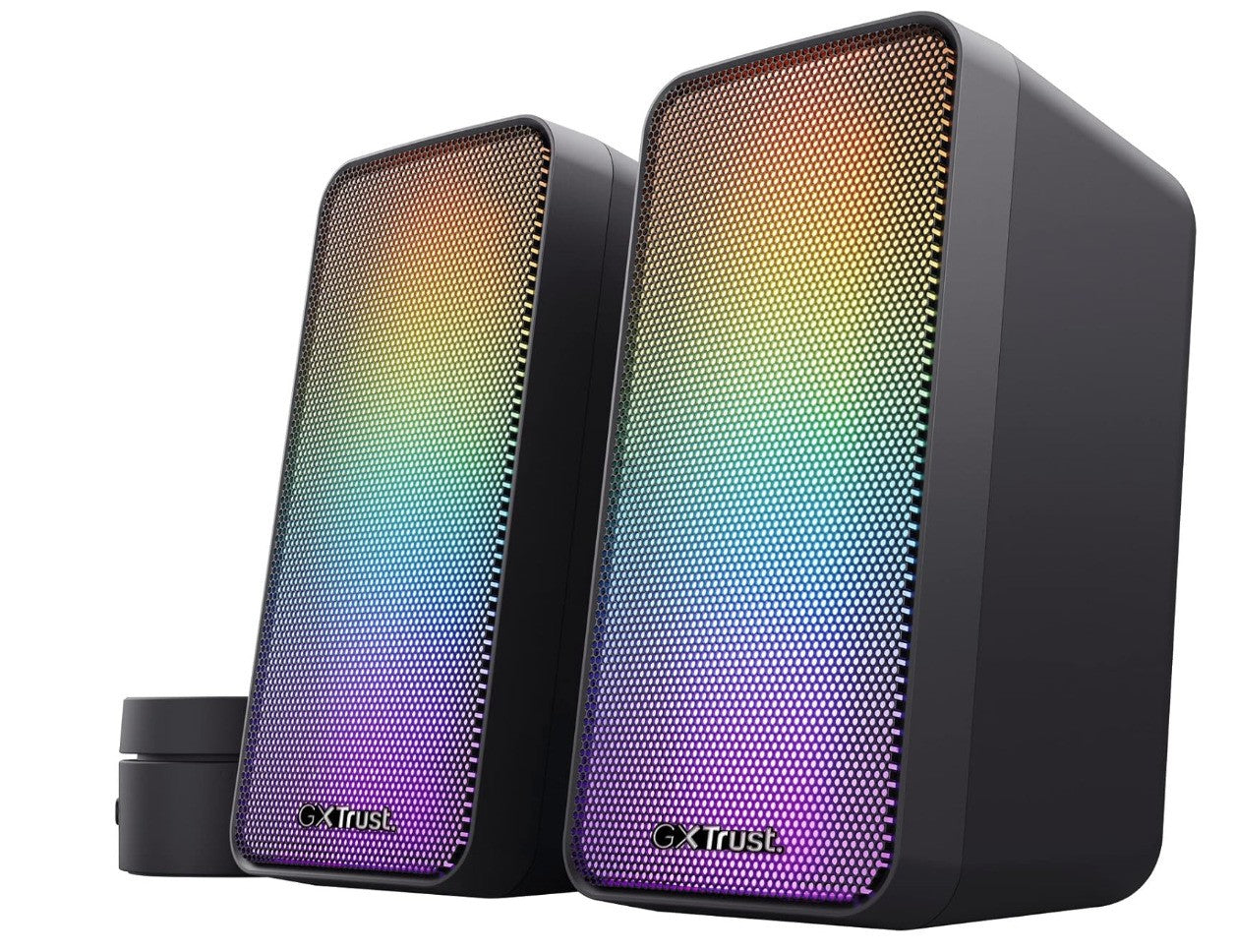 Trust – GXT 611 Wezz, PC Lautsprecher RGB, USB, 12W, 3,5mm, Volume Control