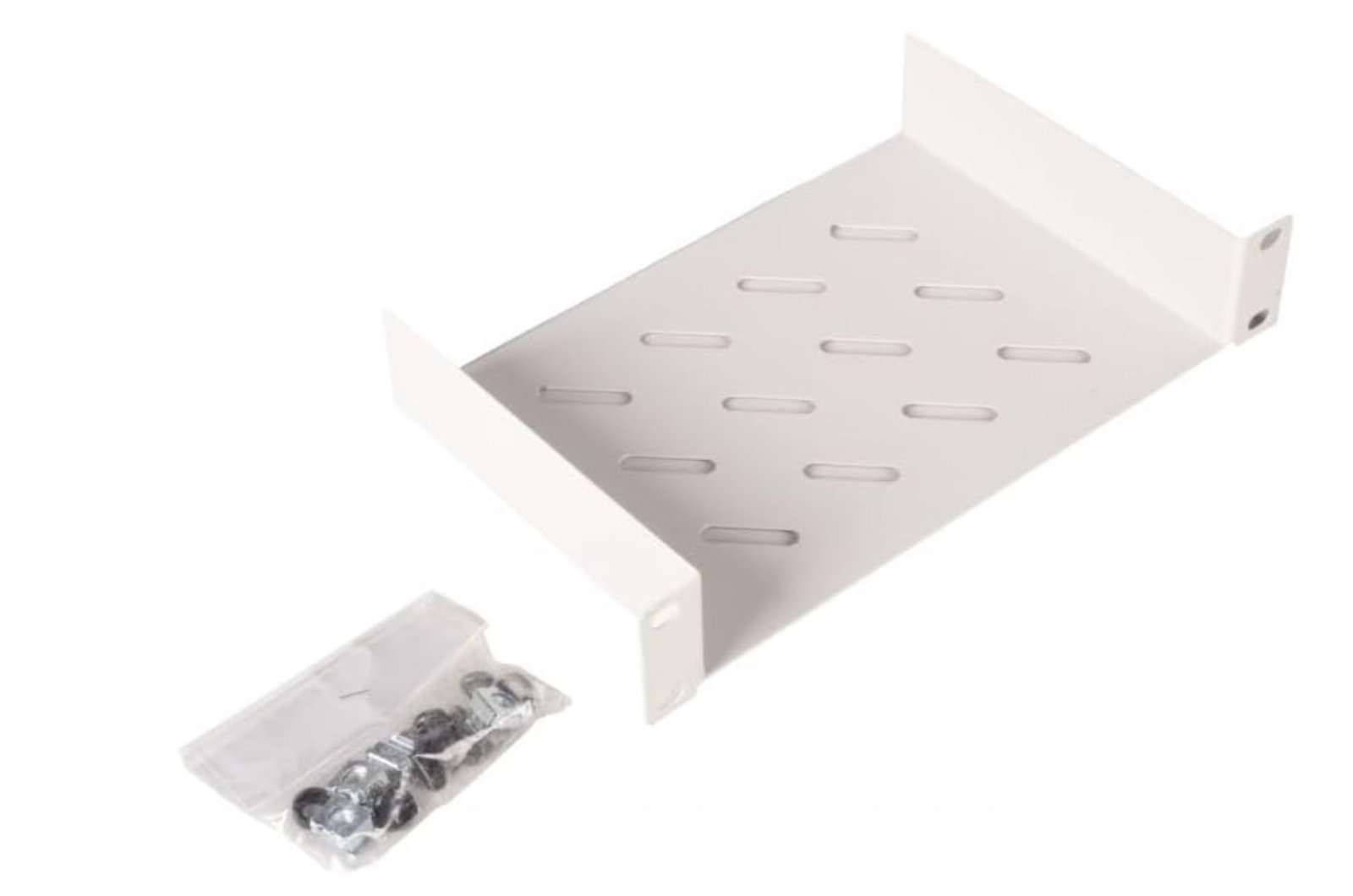 Equip – Fachboden 10" 1U 15cm fest, Grau, für Serverrack, Serverschränke, Rack