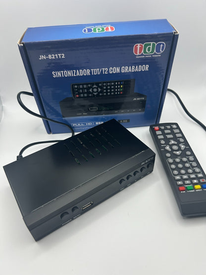 DVB-T – HD Decoder T2 H.265 HEVC Full HD 1080p HDMI USB SCART PVR Receiver TV