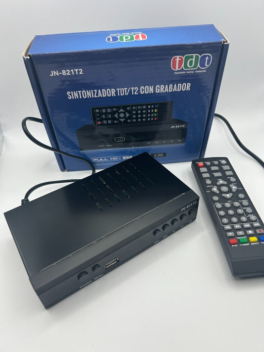 DVB-T – HD Decoder T2 H.265 HEVC Full HD 1080p HDMI USB SCART PVR Receiver TV