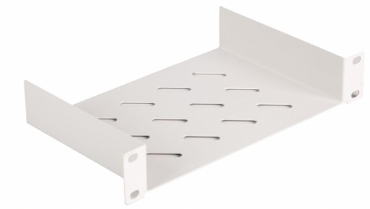 Equip – Fachboden 10" 1U 15cm fest, Grau, für Serverrack, Serverschränke, Rack