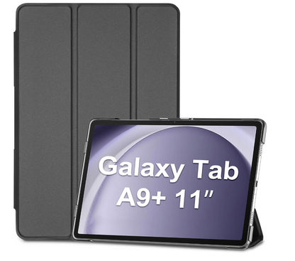 ProCase – Galaxy Tab A9+ 11 Zoll Hülle, dünn, schwarz, 2023 Smart Cover Case