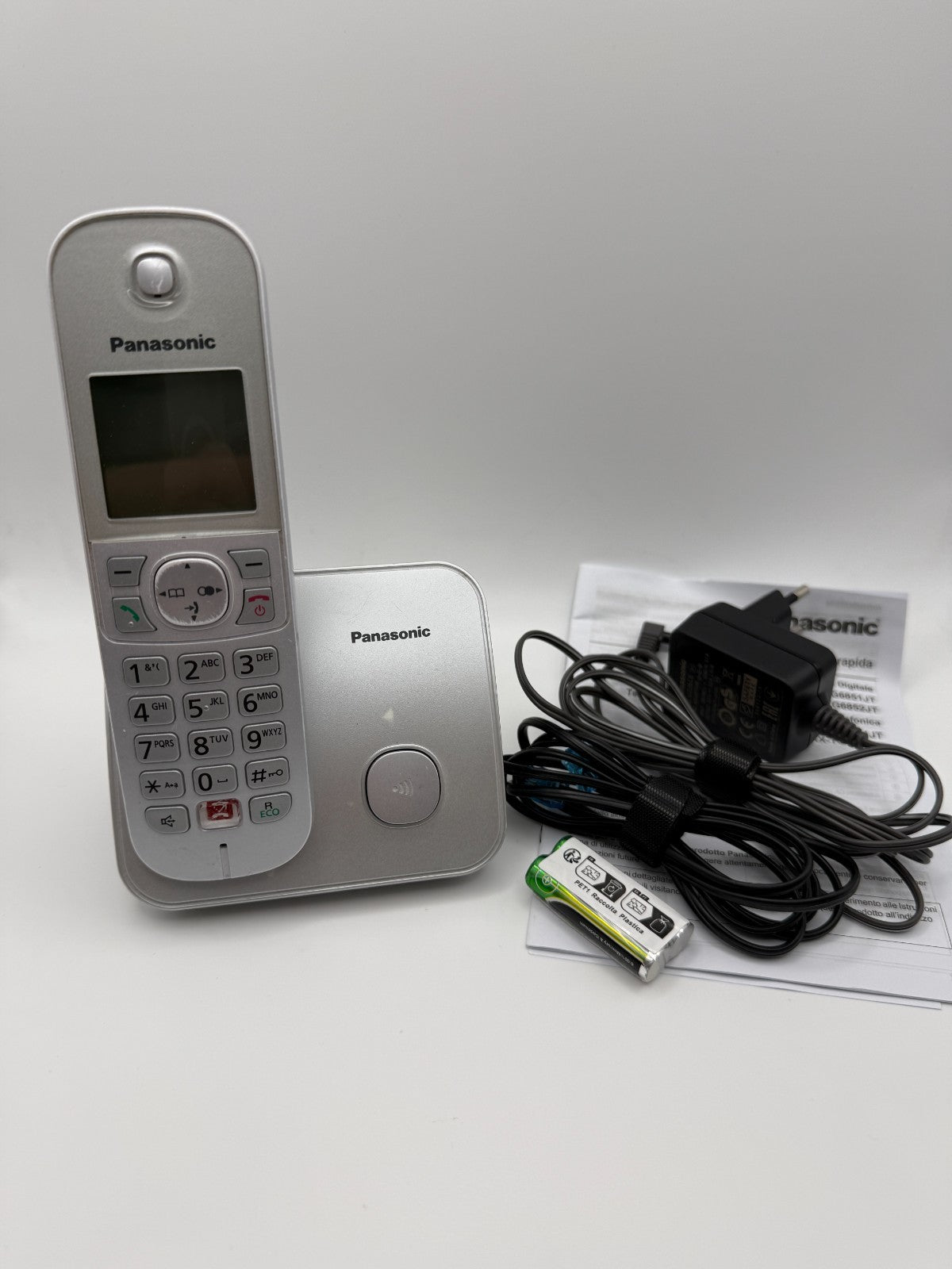 Panasonic KX-TG6851JTS Telefon DECT, Anrufblocker, LCD Display, Freisprechen