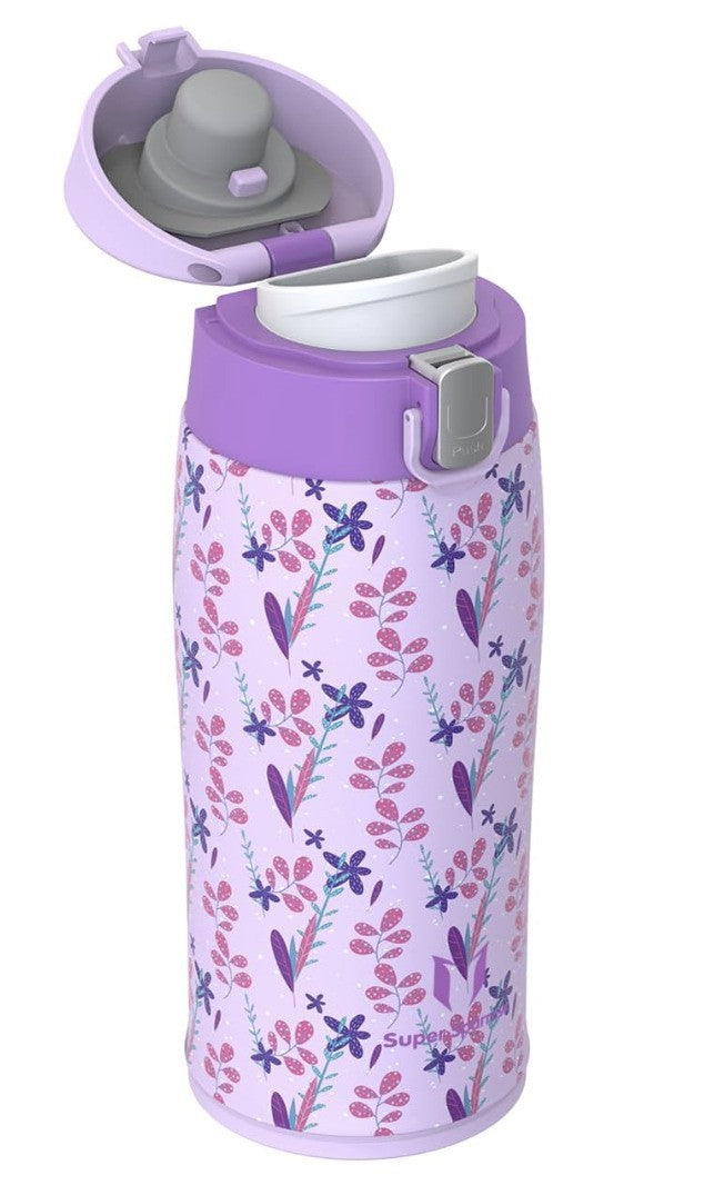 Super Sparrow – Edelstahl Trinkflasche, 350ml, BPA-frei, Kinder, auslaufsicher