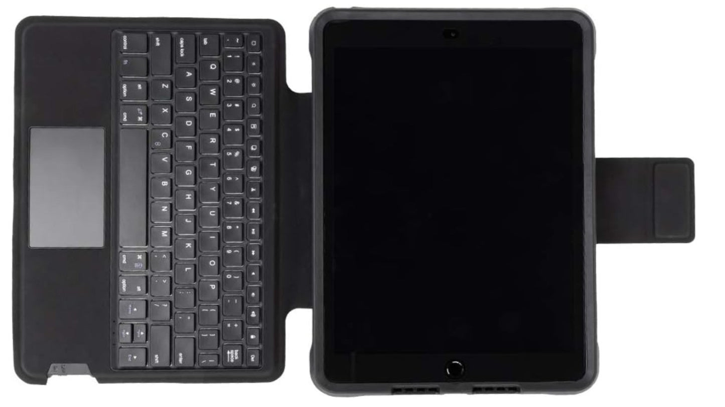 OtterBox – UnlimitED Keyboard Hülle, iPad 10.2, Tastatur Case, Schwarz, robust