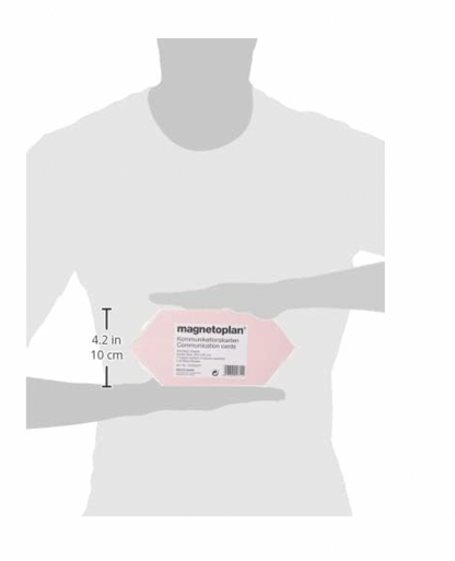 magnetoplan Moderationskarten Rhombus 200x95mm 500 Stück 5 Pastellfarben FSC