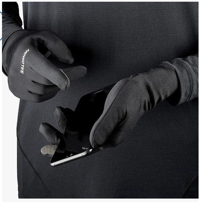 Salomon – Cross Warm, Unisex Handschuhe, atmungsaktiv, warm, Schwarz, XL