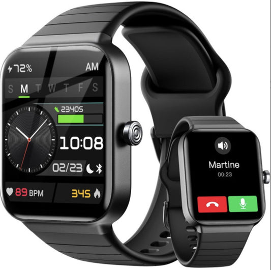 Smartwatch- Telefonfunktion Alexa Integriert 100+ Sportmodi 1,8 Zoll & IP68 SpO2