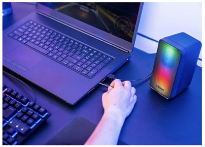 Trust – GXT 611 Wezz, PC Lautsprecher RGB, USB, 12W, 3,5mm, Volume Control