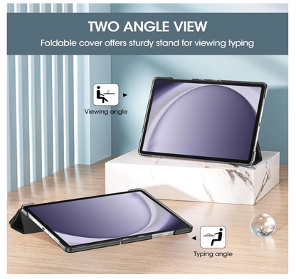 ProCase – Galaxy Tab A9+ 11 Zoll Hülle, dünn, schwarz, 2023 Smart Cover Case