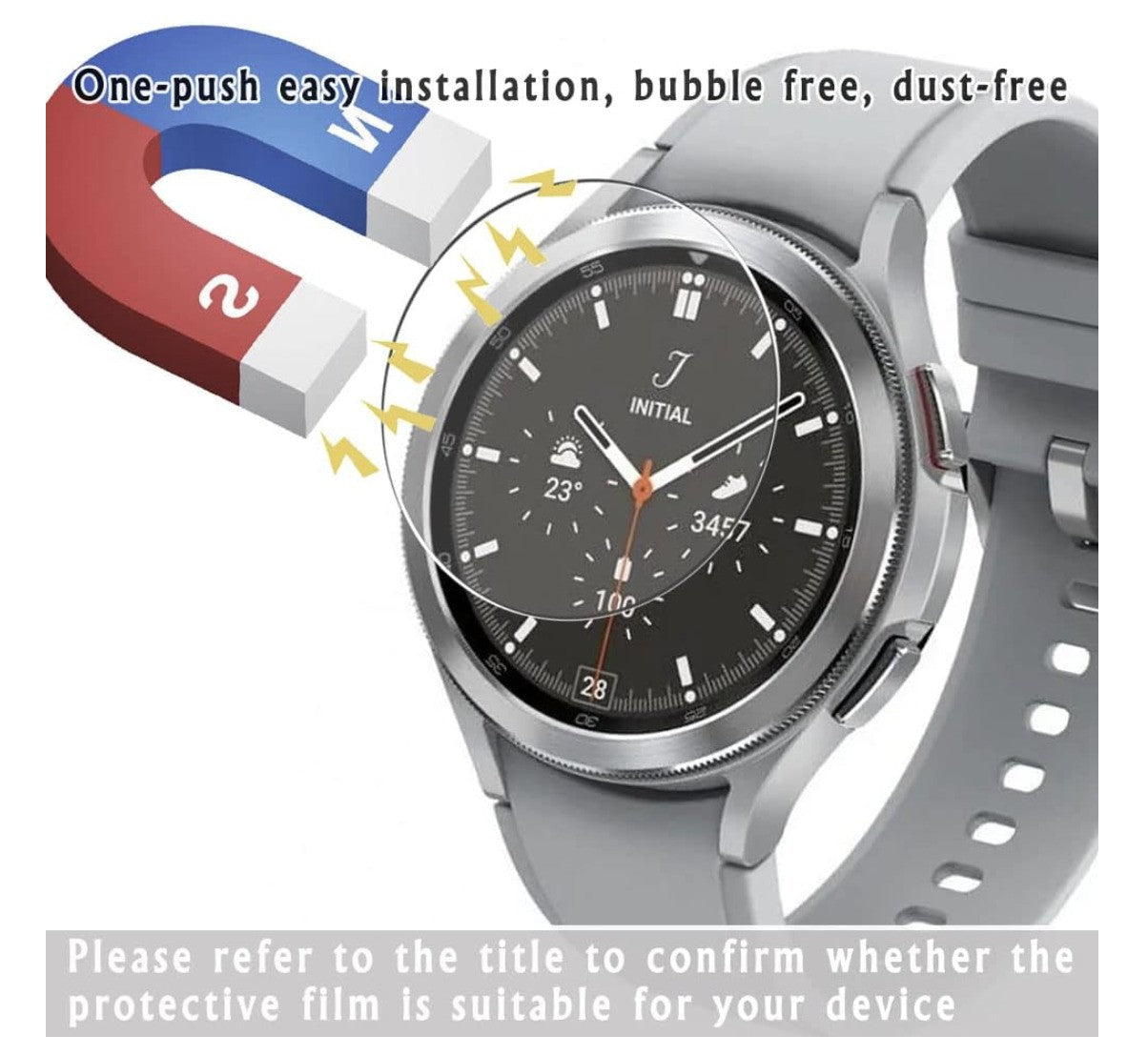 Vaxson 3× Schutzglas für Smartwatch KW40 – 9H Panzerfolie – Display Schutzfolie