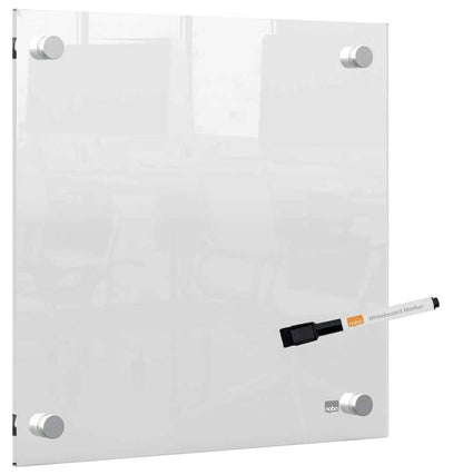 Nobo – Mini Lavagna, Whiteboard 30x30 cm, Acryl, Wandtafel, trocken abwischbar