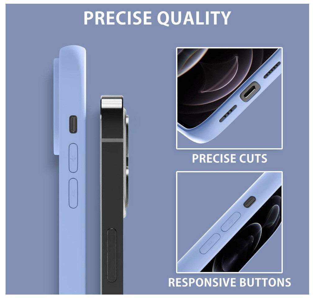 MyGadget – iPhone 12 | 12 Pro Hülle, Silikon Case, Anti-Schock, Blau, Slim TPU