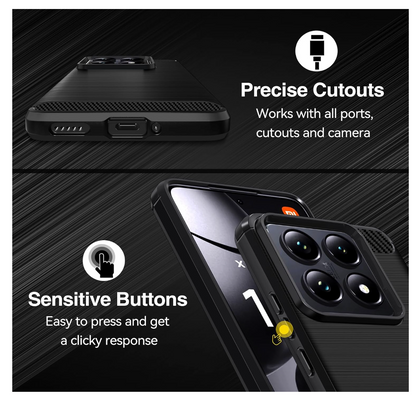 ivoler – Xiaomi 14T / 14T Pro Hülle mit Panzerfolie, stoßfest & kratzfest