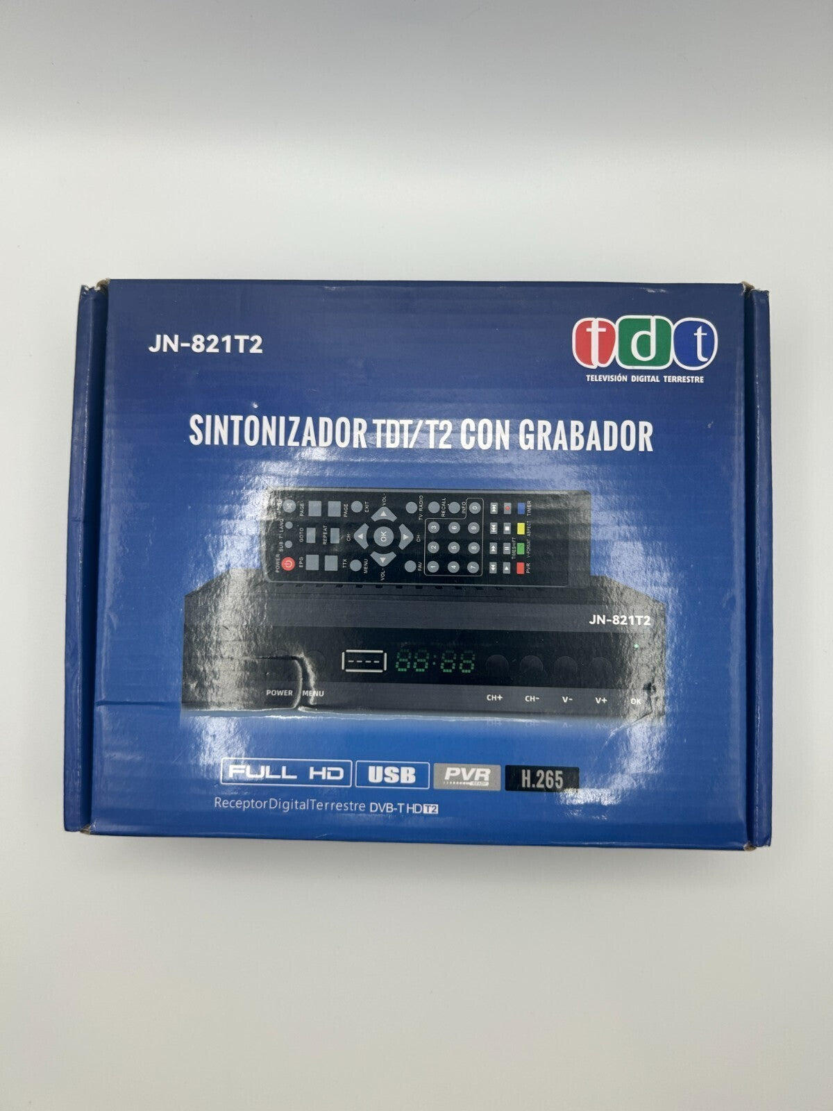 DVB-T – HD Decoder T2 H.265 HEVC Full HD 1080p HDMI USB SCART PVR Receiver TV