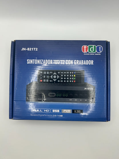 DVB-T – HD Decoder T2 H.265 HEVC Full HD 1080p HDMI USB SCART PVR Receiver TV
