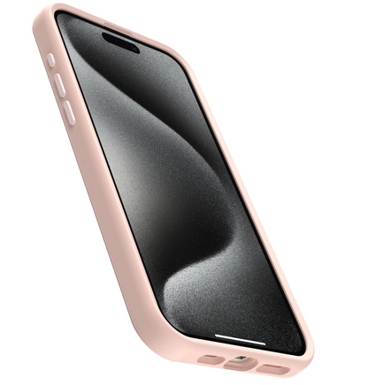 OtterBox – Symmetry iPhone 15 Pro Max MagSafe Hülle stoßfest dünn rosa Case
