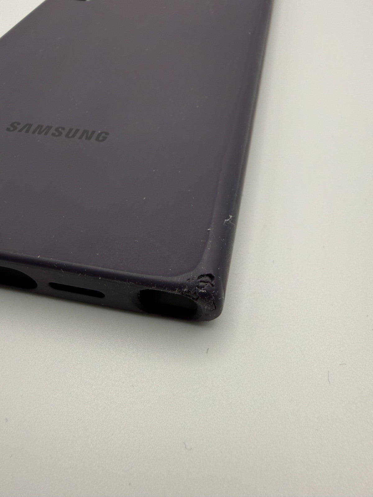 Samsung – EF-PS928 Galaxy S24 Ultra Hülle Silikon, kratzfest, slim, dark violet