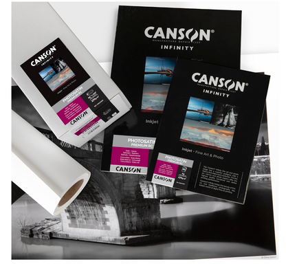 Canson– Infinity Photosatin RC A4 Fotopapier ,270gsm ,25 Blatt extra weiß satin