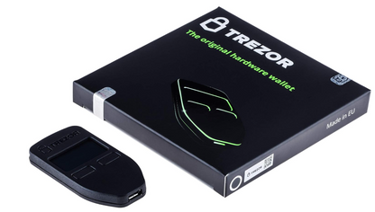 Trezor Model One Hardware Wallet Krypto Bitcoin Wallet Schwarz Sicherheit Coins