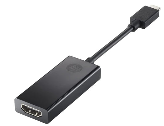 HP – USB-C zu HDMI 2.0 Adapter 2PC54AA, 4K, Schwarz, Plug & Play, kompakt