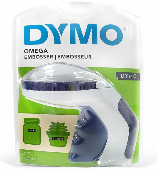 Dymo Omega Etikettenprägegerät Blau Handgerät Heimbedarf Präzise Etikettendruck