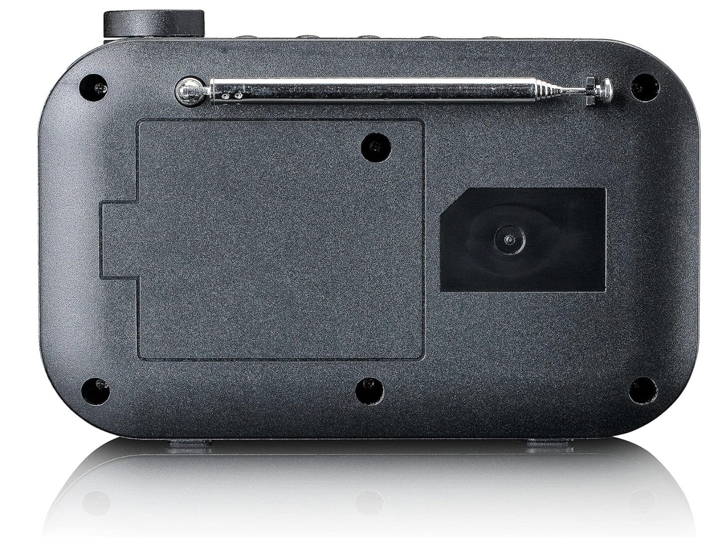 Lenco PDR-026 DAB plus Radio Bluetooth FM Speicher Display tragbar Akku grau