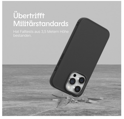 RhinoShield – iPhone 15 Pro Case, SolidSuit Hülle, stoßfest, Slim, Sandbeige