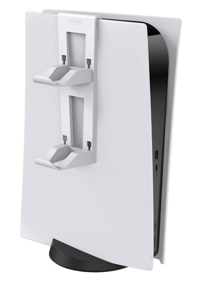 Venom– PS5 Controller Rack Halterung Wandhalter für DualSense Gamepads Weiß/Grau