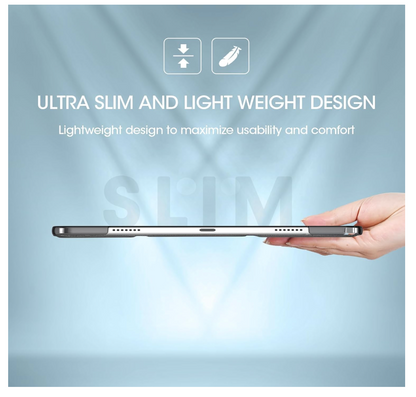 ProCase – Galaxy Tab A9+ 11 Zoll Hülle, dünn, schwarz, 2023 Smart Cover Case