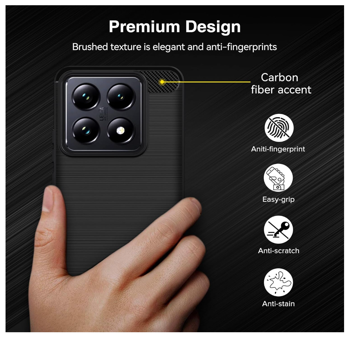 ivoler – Xiaomi 14T / 14T Pro Hülle mit Panzerfolie, stoßfest & kratzfest