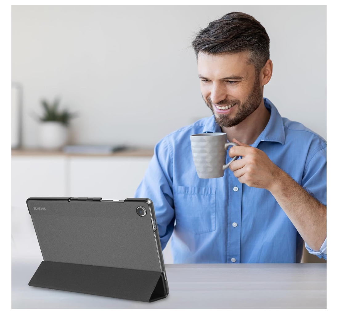 ProCase – Galaxy Tab A9+ 11 Zoll Hülle, dünn, schwarz, 2023 Smart Cover Case