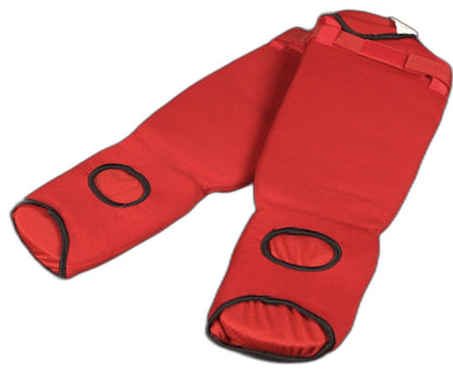 METAL BOXE Schienbein- & Spannschutz – Rot – Größe S – Für Kampfsport & Training