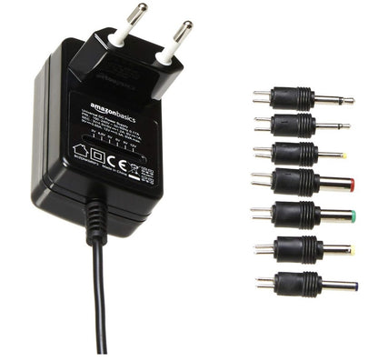 Amazon Basics – Netzteiladapter DC, 3–12V, 7 Stecker, polaritätsveränderbar